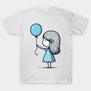 Girl with balloon T-Shirt